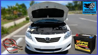 How to Replace the Battery on a Toyota Corolla 2006  2012 [upl. by Helaine237]