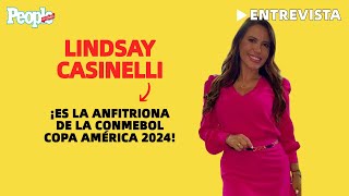 Lindsay Casinelli es la anfitriona de la Conmebol Copa América 2024 [upl. by Kcirdahc813]