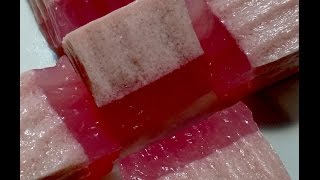 AGAR AGAR SANTAN  COCONUT PINK JELLY [upl. by Anrym]