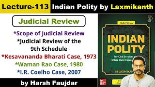 L113 Judicial Review of the Ninth Schedule  Scope of Judicial Review  Polity by Laxmikanth UPSC [upl. by Horten]