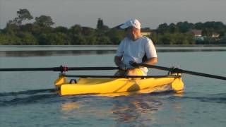 Day 8  learning to scull in the Edon TS515 training scull [upl. by Eojyllib785]