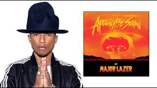 Major Lazer  Aerosol Can Feat Pharrell Williams Prod By Diplo [upl. by Jedthus]