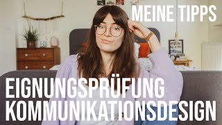 Eignungsprüfung Kommunikationsdesign  Tipps und Infos für die Vorbereitung [upl. by Halik638]