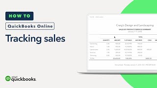 How to track your sales by product or service in QuickBooks Online Tutorial [upl. by Amitie]