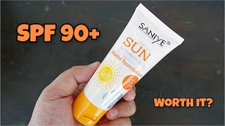 REVIEW DISAAR SUNSCREEN SPF 90 PA [upl. by Aicilaana]