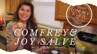 Comfrey amp Joy  The Ultimate Healing Salve for Comfort from Bee stings to Broken Bones [upl. by Hawthorn129]