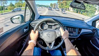 2023 Opel Crossland 12 Turbo 110HP 0100 POV Test Drive 1836 Joe Black [upl. by Sundstrom]