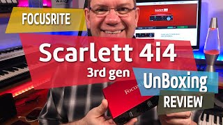 Focusrite Scarlett 4i4 3rd Gen Unboxing and Review [upl. by Anahs]