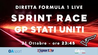 Diretta Formula 1  Sprint Race GP degli Stati Uniti 🏎 il 21 ottobre 2023 [upl. by Yznyl]