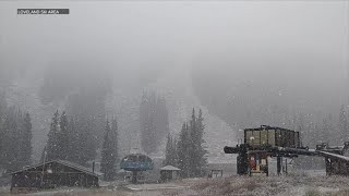 Colorado ski resorts prepare for season as snow falls in the high country [upl. by Harmon372]