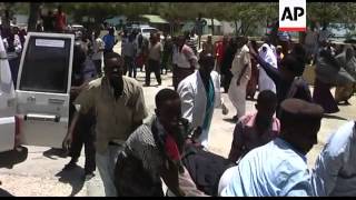 Suicide bomb at theatre kills ten including top sports officials [upl. by Mercer548]