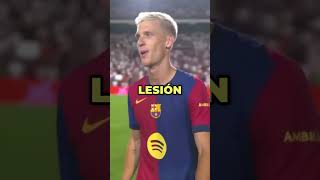 Dani Olmo LESIONADO con el Barcelona y de Baja 1 MES  shorts [upl. by Rainah]