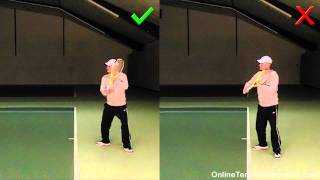 One Handed Backhand Develop A Straight Hitting Arm [upl. by Wildee738]