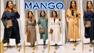 MANGO NEW IN HAUL  AUTUMN COAT HAUL 2022  MANGO COAT HAUL 2022  MABEL IN HAMBURG [upl. by Eceirahs]