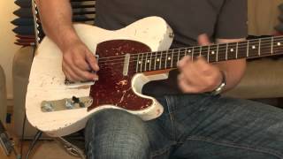 2011 Fender quot61 Telecaster heavy Relicquot Telecaster white Part3 [upl. by Casabonne]