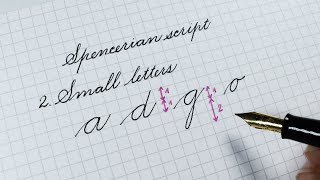 Spencerian Penmanship for beginners Part 1  How to write in Spencerian script  Cursive handwriting [upl. by Atiuqan]