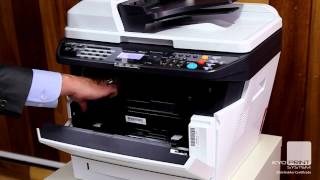 KYOCERA M2035  Cambio de Toner [upl. by Uzziel]