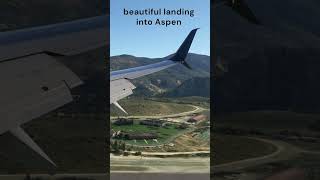 beautiful landing into Aspen shorts flightsimulator [upl. by Gelhar]