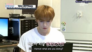 ENG SUB 180716 SEVENTEEN Vernon Ep0 Trailer Clip on quotVisiting Tutorquot [upl. by Olnay]