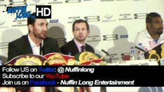 Wladimir Klitschko vs David Haye Press Conference 2011  London HD [upl. by Lowndes474]