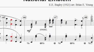 National Emblem  Piano transcription with sheet music [upl. by Warenne]