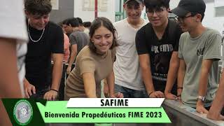 Bienvenida SAFIME Propedéuticos  FIME [upl. by Ellerad]