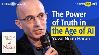 Yuval Noah Harari on The Power of Truth in the Age of AI [upl. by Airamana]