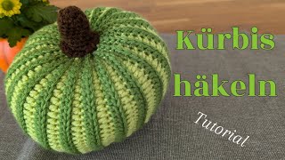 Kürbis häkeln  Tutorial  Deko [upl. by Lidstone]