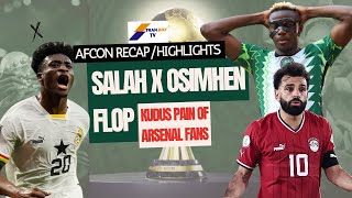 AFCON HIGHLIGHTS Côte dIvoire 0  1 Nigeria Kudus shines bright hattrick for Equatorial Guinea [upl. by Norris352]