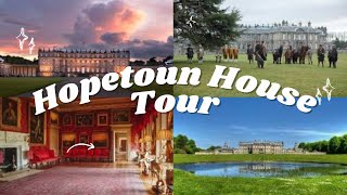 Hopetoun House Tour A House of History and Outlander Scenes [upl. by Vershen]