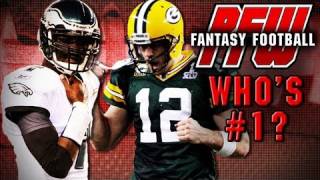 Aaron Rodgers vs Michael Vick Whos the best fantasy QB [upl. by Adara]