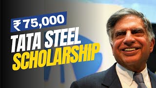 Tata Free Scholarships  How to apply Tata scholarship  ₹75000  BE  MBBS  Bachelors  Masters [upl. by Wandy]