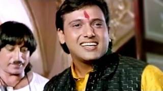 Raja Babu Comedy Scene  Govinda and Shakti Kapoor watches Amitabhs movie [upl. by Alesig]