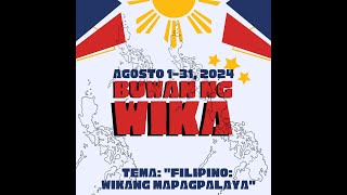 PAGBUBUKAS NG BUWAN NG WIKA 2024 buwanngwika deped highschool philippines camotesisland [upl. by Safier]