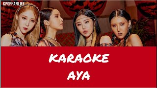 KARAOKE MAMAMOO  AYA  romanized [upl. by Ihn]