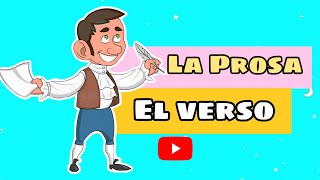 ✅EL VERSO Y LA PROSA  Estructura Tipos Características Funciones [upl. by Alidus]