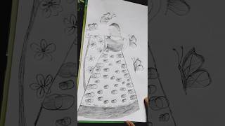 beautiful traditional girl drawing girldrawing shorts viral trending drawing arttutorial arts [upl. by Eah]