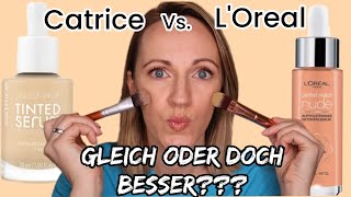 Catrice vs Loreal I Serum Foundation Vergleich I Gibt es einen Unterschied [upl. by Ranitta]