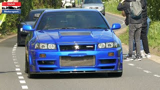 820HP 27L Nissan Skyline R34 GTR  Loud Accelerations [upl. by Reteip]