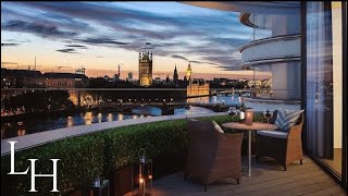 Inside a £3800000 Modern Central London Apartment with Parliament and Thames Views The Corniche [upl. by Ydok736]