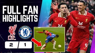 Liverpool GO TOP Sancho PENALTY Liverpool 21 Chelsea Highlights [upl. by Dolph248]