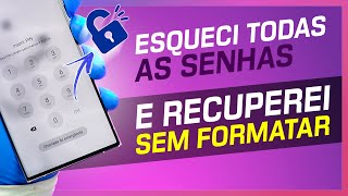 🔵 Esqueceu a senha Saiba como desbloquear seu celular Samsung SEM FORMATAR [upl. by Corey]