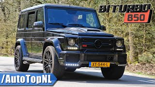 BRABUS G850 G63 AMG INSANELY LOUD Exhaust SOUND Revs amp ONBOARD by AutoTopNL [upl. by Merceer]