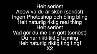 Kaliffa  Helt seriöst Lyrics [upl. by Jempty]