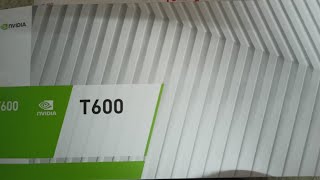 Nvidia T600 graphics card unboxing [upl. by Hedve994]