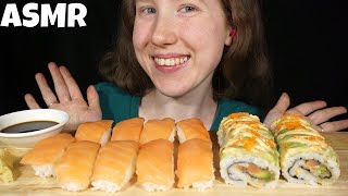 ASMR SALMON NIGIRI amp SUSHI MUKBANG No Talking EATING SOUNDS [upl. by Wilde]