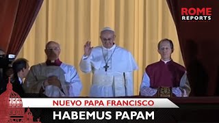 Habemus Papam el cardenal Bergoglio es el nuevo Papa Francisco  Rome Reports [upl. by Geiss]