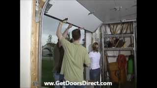 Garage Door Installation Part 1 1877357DOOR3667 [upl. by Eusebio]