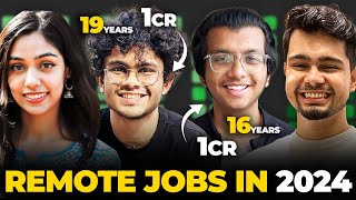 16 amp 19 Year olds Earning more than 1 Crore as Remote Software Engineer🚀  Remote Engineer in 2024 [upl. by Ahsaf]