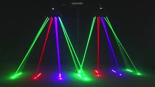 150W RGB LED Spider Laser Beam Moving Head Stage Lights DMX Disco DJ Party Ligh [upl. by Hershell]